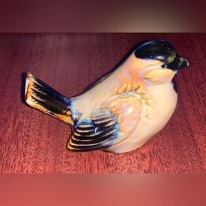 Mid Century Vintage Glazed Ceramic Figural Bird Salt/Pepper Shaker